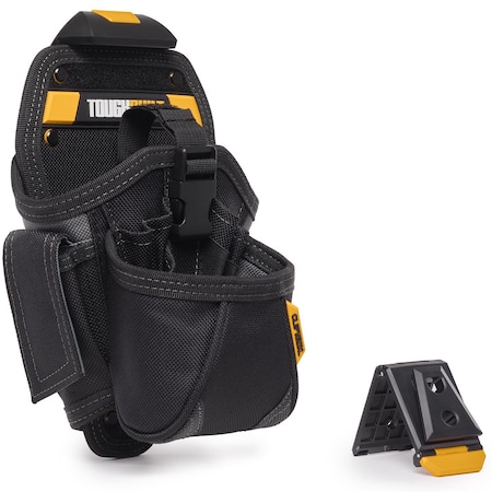 TOUGHBUILT 8.5 in. W X 12 in. H Polyester Drill Holster Tool Pouch 15 pocket Black/Gray 1 pc TB-CT-20-LX-2BE